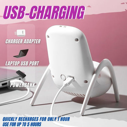 2-in-1 USB Fan Charging Phone Holder